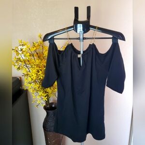 Long sleeve cotto chain neck shirt